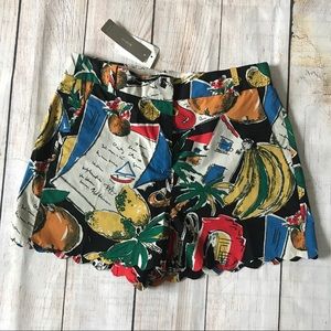J crew scallop postcard shorts 00 - G5994
